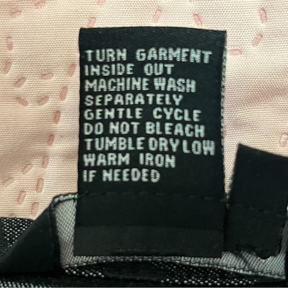 SANDRO Fit ‘n Flare Pieced/Tiered MIDI SKIRT - Black Denim Animal Print - NWOT - Picture 6 of 7